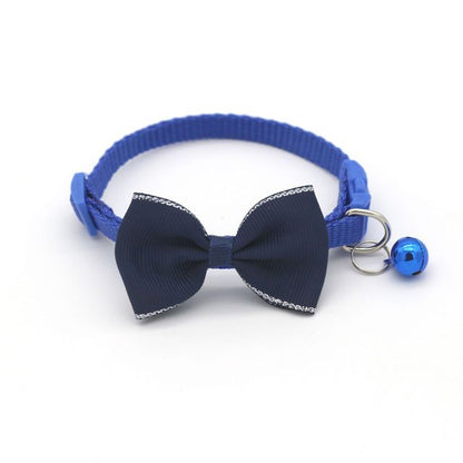 Bow and Bell Cat Collar