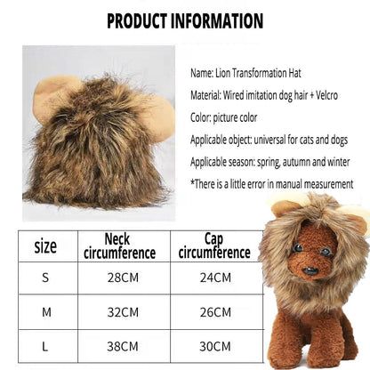 Lion Mane Cat Costume