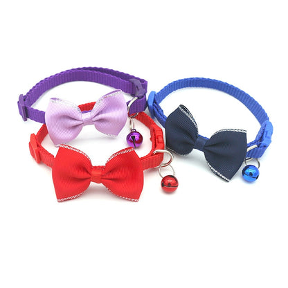 Bow and Bell Cat Collar